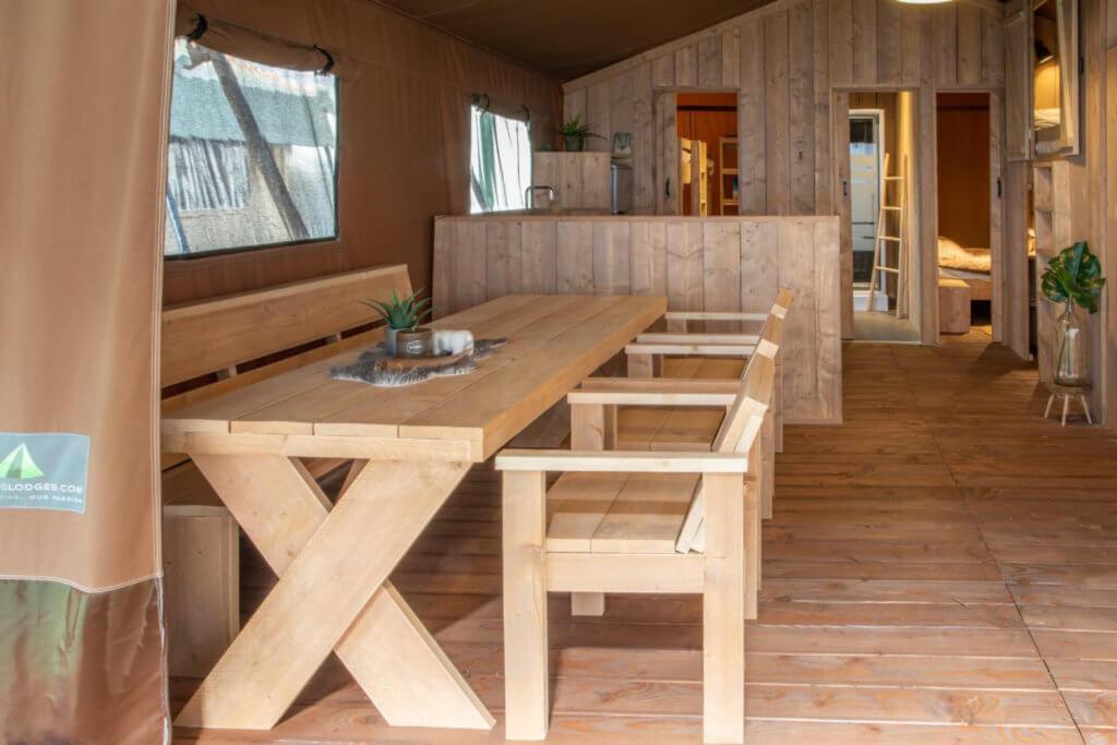 Lodgetent Goebelsmuhle Bagian luar foto